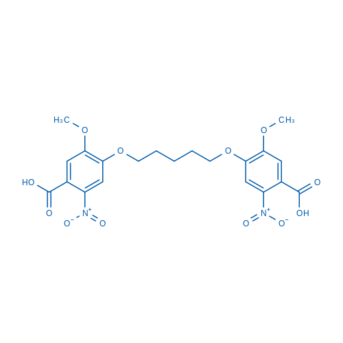 4,4'-(Pentane-1,5-diylbis(oxy))bis(5-methoxy-2-nitrobenzoic acid)