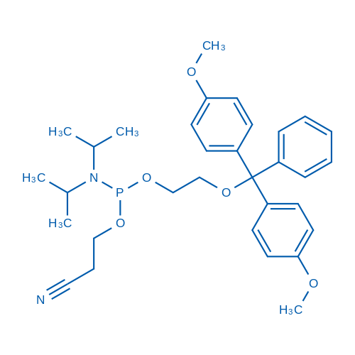  2-(Bis(4-methoxyphenyl)(phenyl)methoxy)ethyl (2-cyanoethyl) diisopropylphosphoramidite 