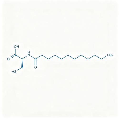 L-Cysteine, N-(1-oxododecyl)-